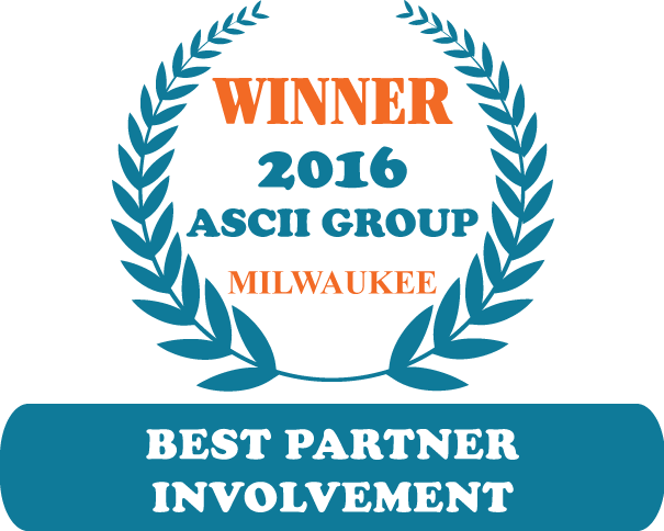 QuoteWerks was honored to be awarded Best Partner Involvement at ASCII Milwaukee 2016