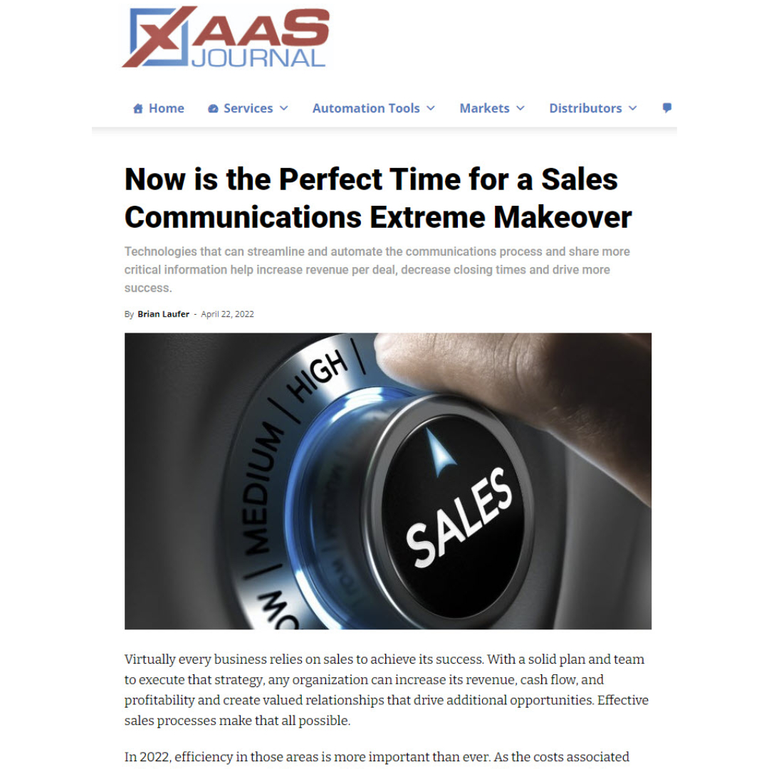 Now is the Perfect Time for a Sales Communications Extreme Makeover