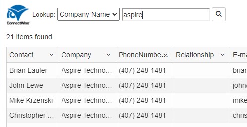 QuoteWerks integrates with Connectwise Manage