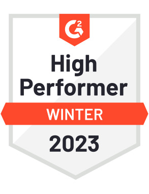 QuoteWerks CPQ is a High Performer Winter 2023 - Proposal and Quoting Software Solution on G2Crowd based on reviews by our customers