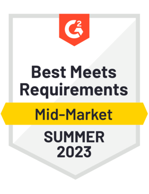 QuoteWerks G2 Summer Best Meets Requirements Mid-Market Badge