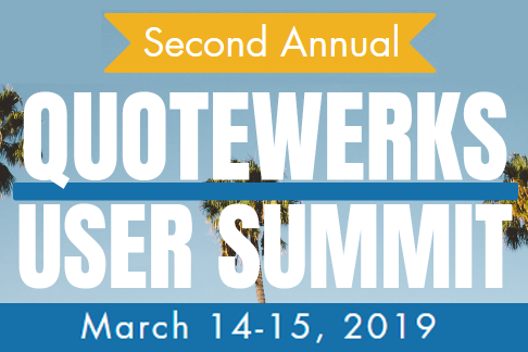 Attend the QuoteWerks User Summit QuoteWerks CPQ Training Event for ConnectWise, Autotask, salesforce.com, QuickBooks and other CRM/PSA and Accounting integrations. Learn to Sell More with the market leading sales quoting and proposal software solution.