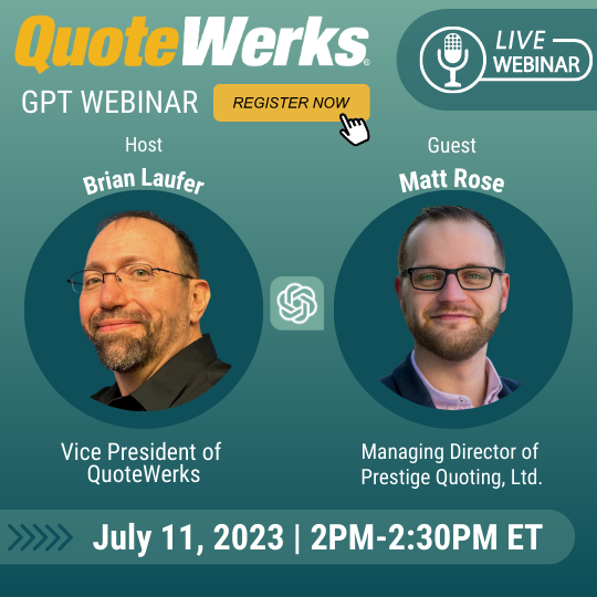 Quotewerks ChatGPT Webinar