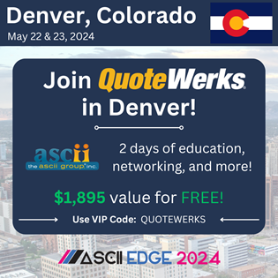 High Altitude, High Impact: QuoteWerks at ASCII Edge in Denver, Colorado