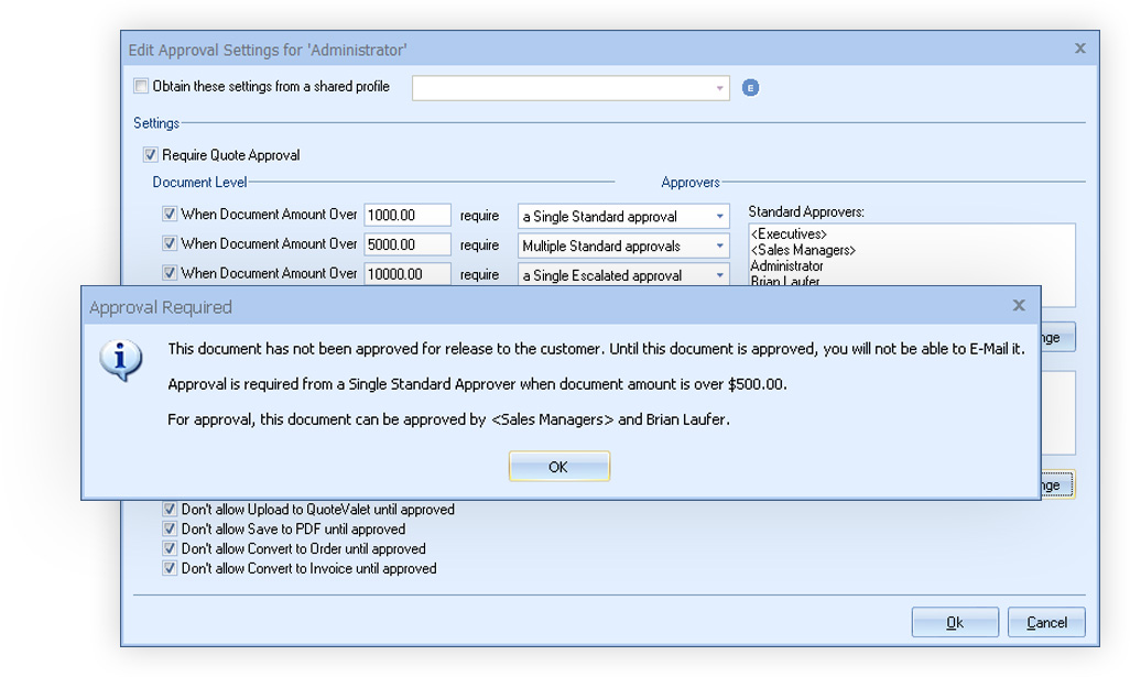 Eliminate quoting mistakes with review functionality